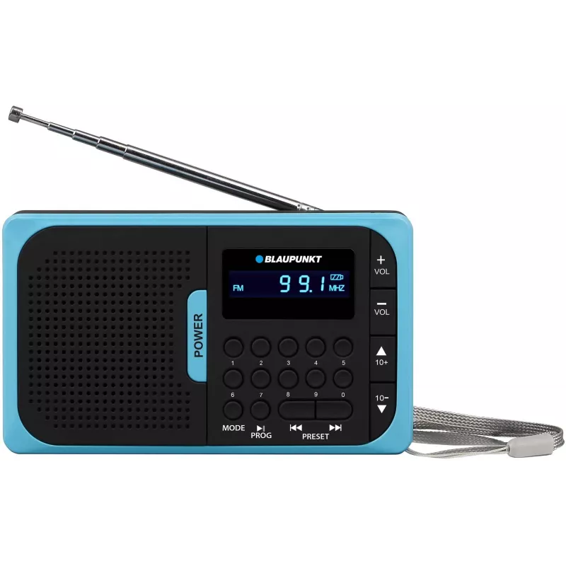 Blaupunkt PR5BL radijo imtuvas analoginis juodas, mėlynas