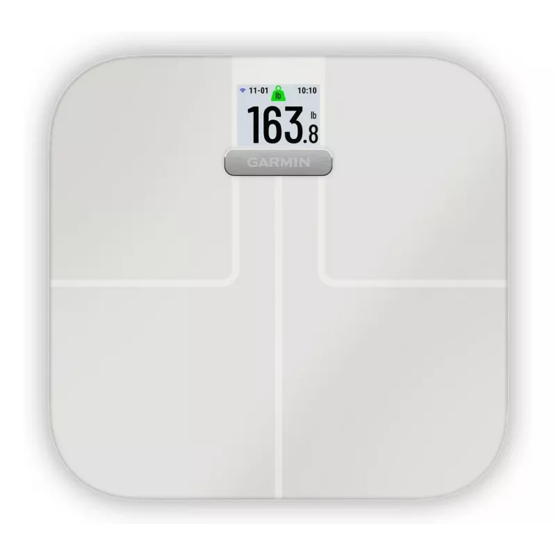 Garmin Index S2 išmaniosios kūno masės svarstyklės, baltos