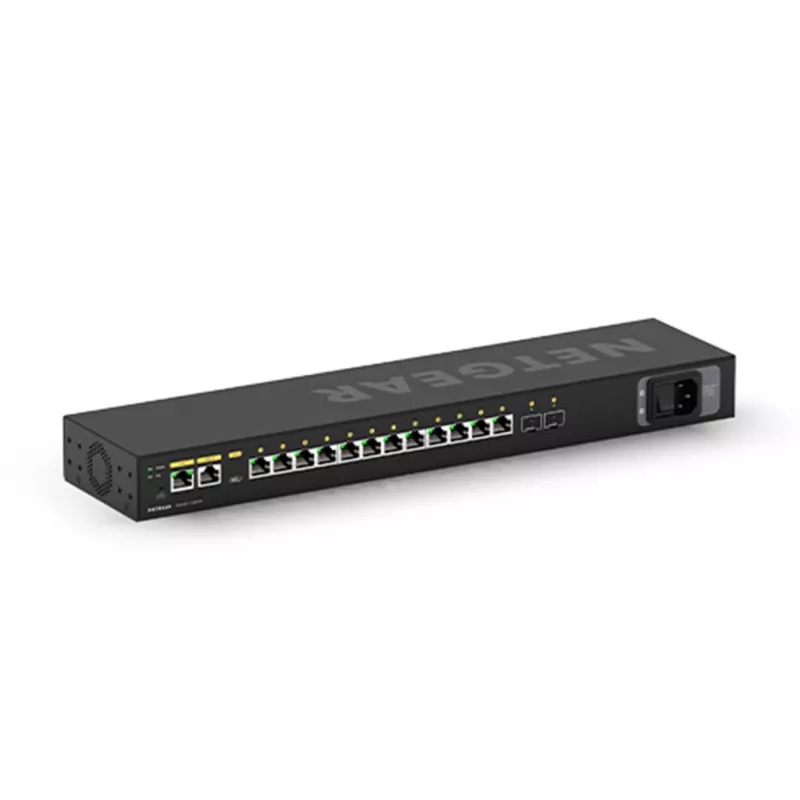 NETGEAR M4250-12M2XF valdomas L2/L3 2.5G eterneto jungiklis 1U juodas