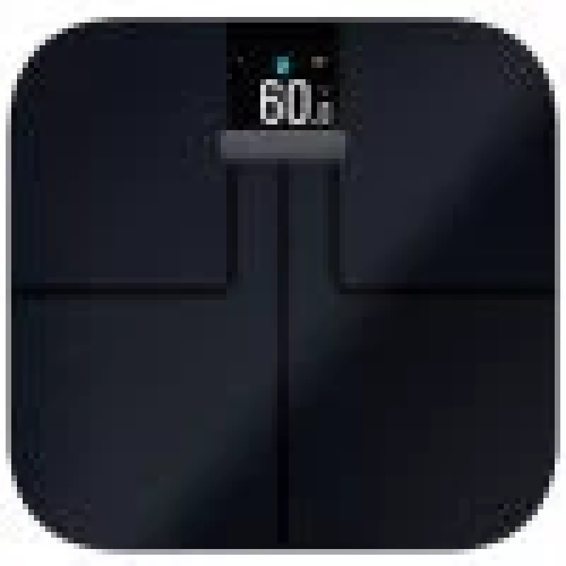 Svarstyklės GARMIN Index S2 – juodos, iki 181,4 kg, Wi‑Fi/Bluetooth, kūno sudėtis
