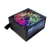 Inter-Tech Argus RGB-500W II maitinimo blokas, 500 W, 100–240 V, 50/60 Hz, aktyvus PFC, apsauga nuo perkrovos, viršįtampio ir trumpojo jungimo