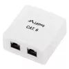 Lanberg OS6-0002-W Laidinės sąsajos / lyties adapteris 2 x RJ-45 Baltas