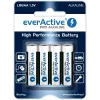 everActive šarminė vienkartinė baterija AA 1,5 V LR64BLPA pakuotė po 4 vnt.