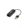 Lanberg NC-0100-01 tinklo adapteris USB 2.0 – RJ45 100 Mbit, 0,15 m laidas