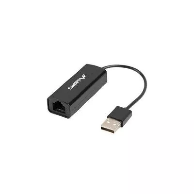 Lanberg NC-0100-01 tinklo adapteris USB 2.0 – RJ45 100 Mbit, 0,15 m laidas
