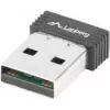 Belaidis USB WLAN adapteris LANBERG NC-0150-WI — 150 Mbit/s, išorinė 2 dBi antena, juoda