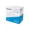 LANBERG tinklo kabelis LCU6-10CC-0305-S U/UTP Cat6 305 m, 23 AWG, CCA, pilkas