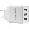 Everactive telefono įkroviklis 3x USB 3, 4A baltas