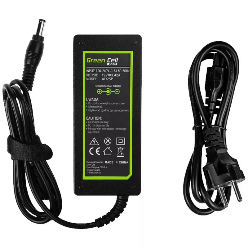 Green Cell AD25P maitinimo adapteris/inverteris 65 W, juodas