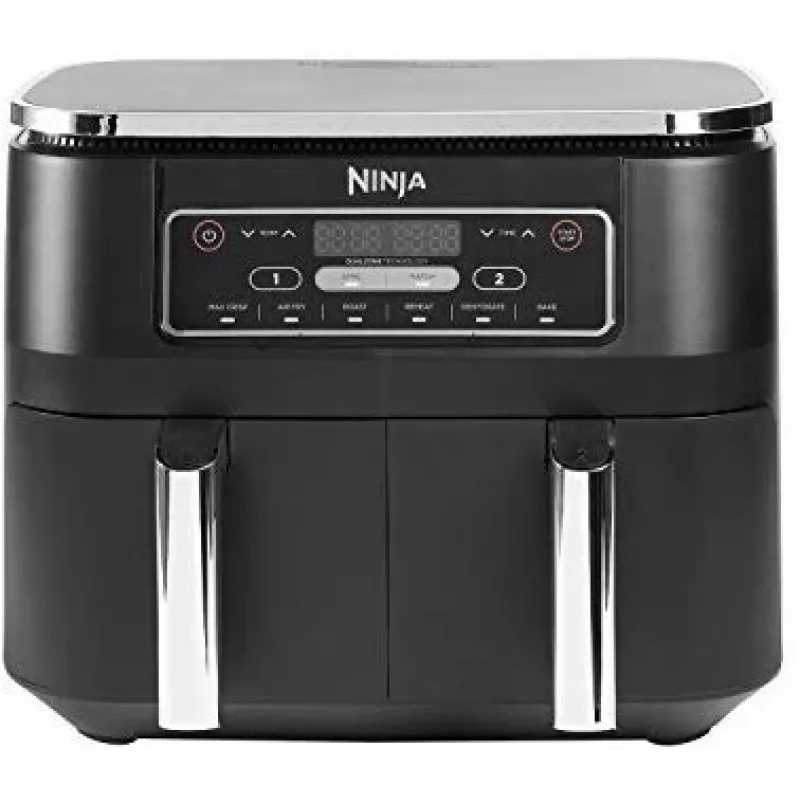 Ninja AF300 Double 7,6 L Atskiras 1690 W Karšto oro gruzdintuvė Juoda