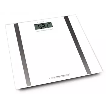 Asmeninės kūno svarstyklės Esperanza Samba EBS018W – elektroninės, 180 kg, baltos