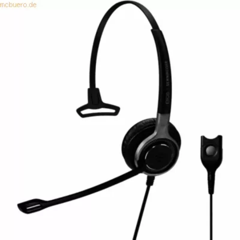 EPOS Sennheiser ausinės Impact SC 638 mono juoda sidabrinė (1000580)