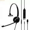EPOS Sennheiser Ausinė Impact SC 635 USB-C 3,5 mm mono juoda sidabrinė (1000669)