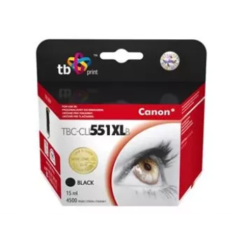 Rašalo kasetė TB Kompat. S Canon CLI-551XL BK Juoda