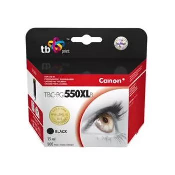 Rašalo kasetė TB Kompat. S Canon PGI-550XLBK Juoda