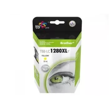 Rašalinė kasetė TB Kompat. S Brother LC1280XLY 100% N
