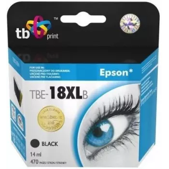 Kasetė su rašalu TB Kompat. S Epson T1811 Juoda 100% Nauja