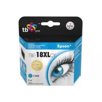 Kasetė rašalinė TB Kompat. S Epson T1812 C 100% Nauja