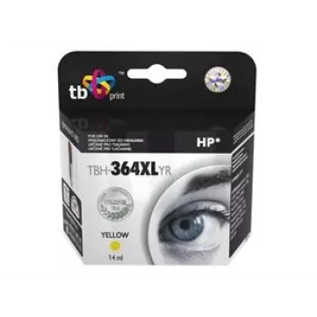 Rašalo kasetė TB Kompat. S HP CB325EE (Nr.364), TBH-364XLYR, Geltona
