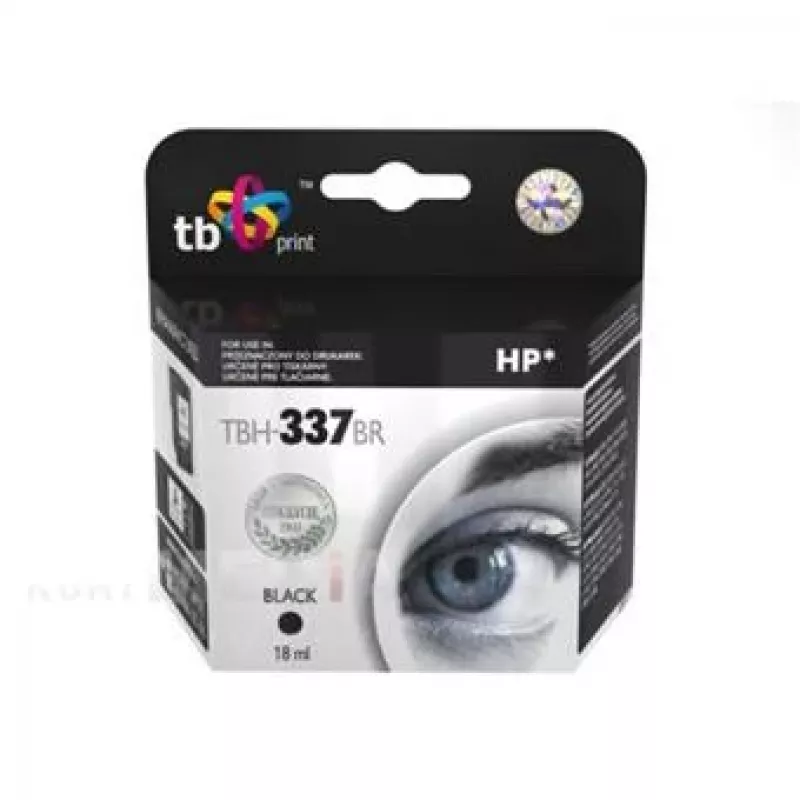 TB perdirbta rašalo kasetė HP DeskJet 5940 (HP 337), juoda (TBH-337BR)