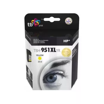 Kasetė su rašalu TB, suderinama su HP CN048AE, Geltona