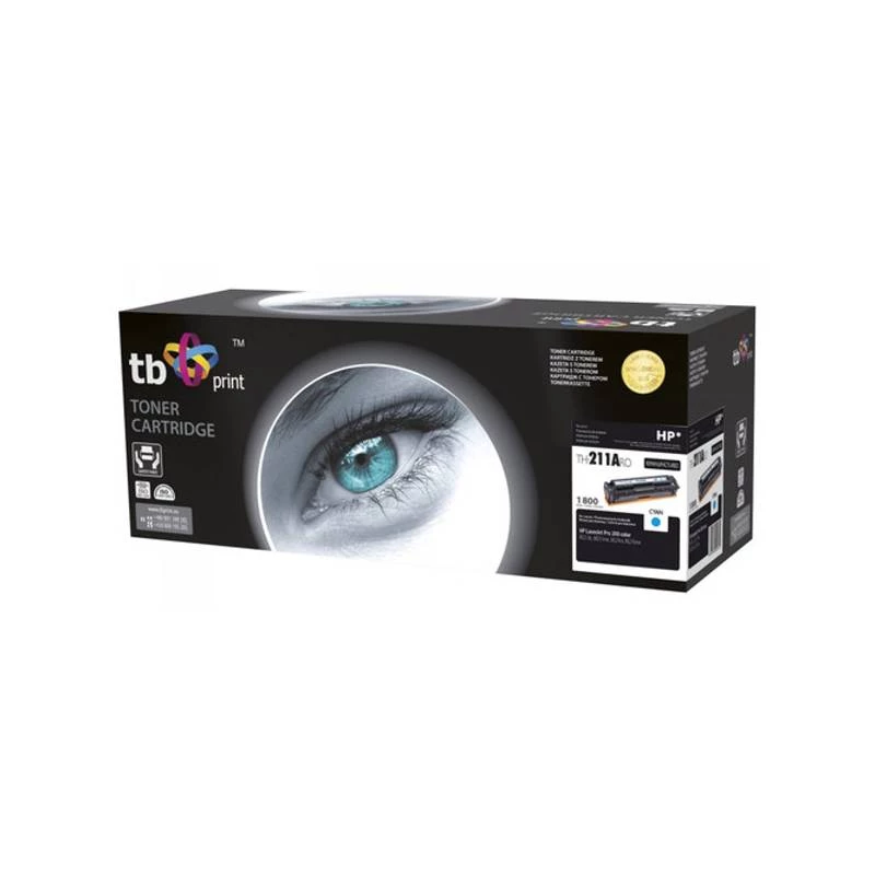 Toner TB suderinamas su HP CF211A Cy, 1800 puslapių, žalsvai mėlynas