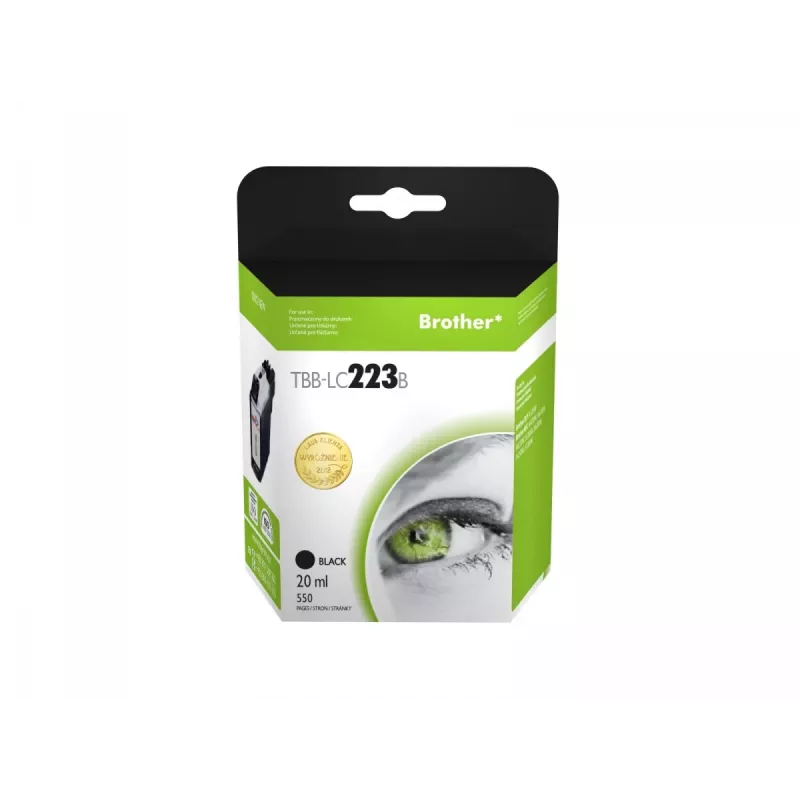 Rašalo kasetė Brother LC223 juoda TBB-LC223B