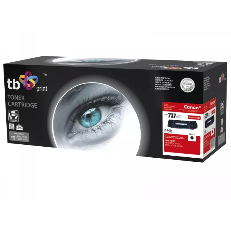 Kasetė su toneriu Canon MF211/216/229 TC-737ARO juoda