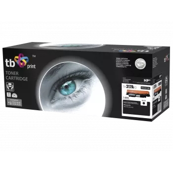 Toneris TB Suderinamas su HP CF217A LJ 104, Juodas, Atgamintas