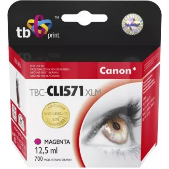 Rašalo kasetė TB Kompat. S Canon CLI-571XL MA Magenta