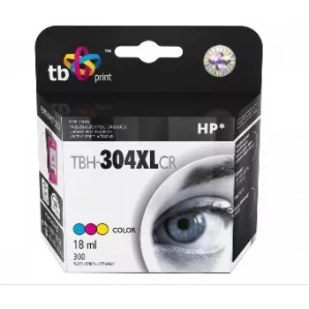 Suderinami rašalo kasetė HP DJ 3700, spalvota, atnaujinta, 18 ml