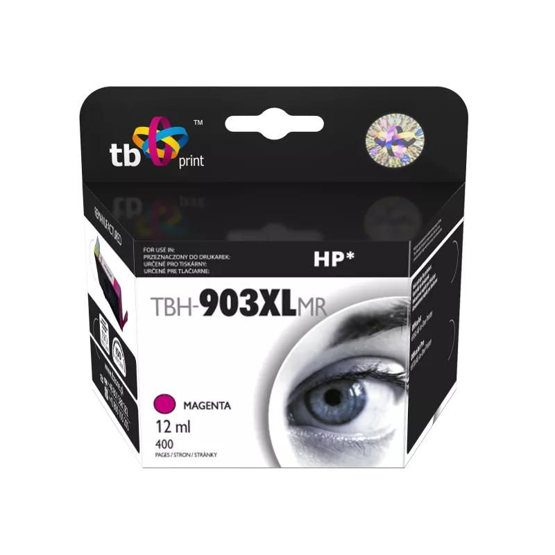Kasetė HP OJ 6950 AiO TBH-903XLMR rausvai violetinė (magenta) atnaujinta