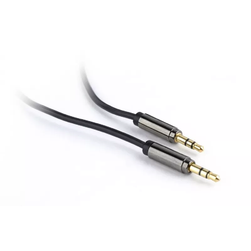 Gembird CCAP-444-1M garso kabelis 3.5mm juodas