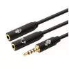 TB 3,5 mm MiniJack skirstytuvas 1x 3,5 mm kištukas į 2x 3,5 mm lizdus, modelis AKTBXAJ0P2J030B