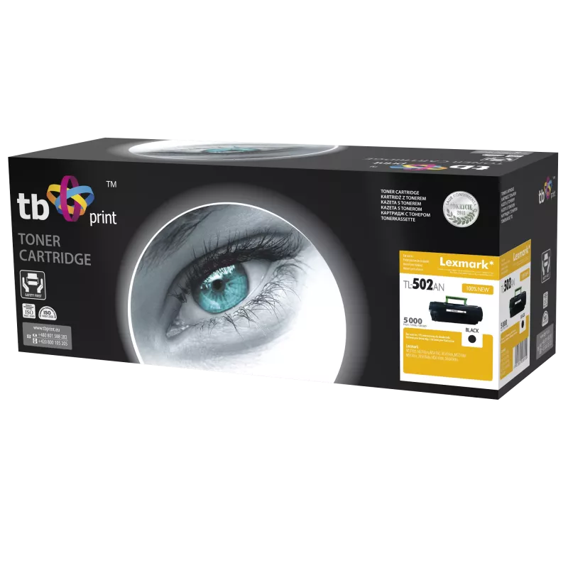 Dažų kasetė (toneris) Lexmark MS310 TL-502AN juoda 100% nauja