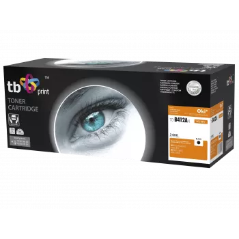 Toneris TB Kompat. S OKI B412/B432, juodas, New 412AN