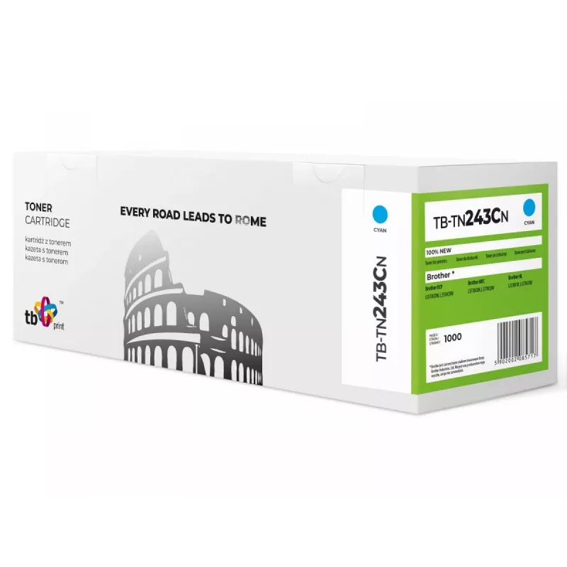 Toneras TB Kompatibilus su Brother TN243C, TB-TN243CN CY 100% Naujas