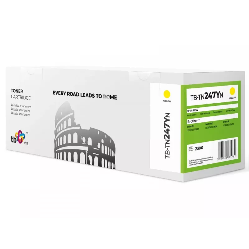 Toner TB Kompat. S Brother TN247Y, TB-TN247YN YE 100% Naujas