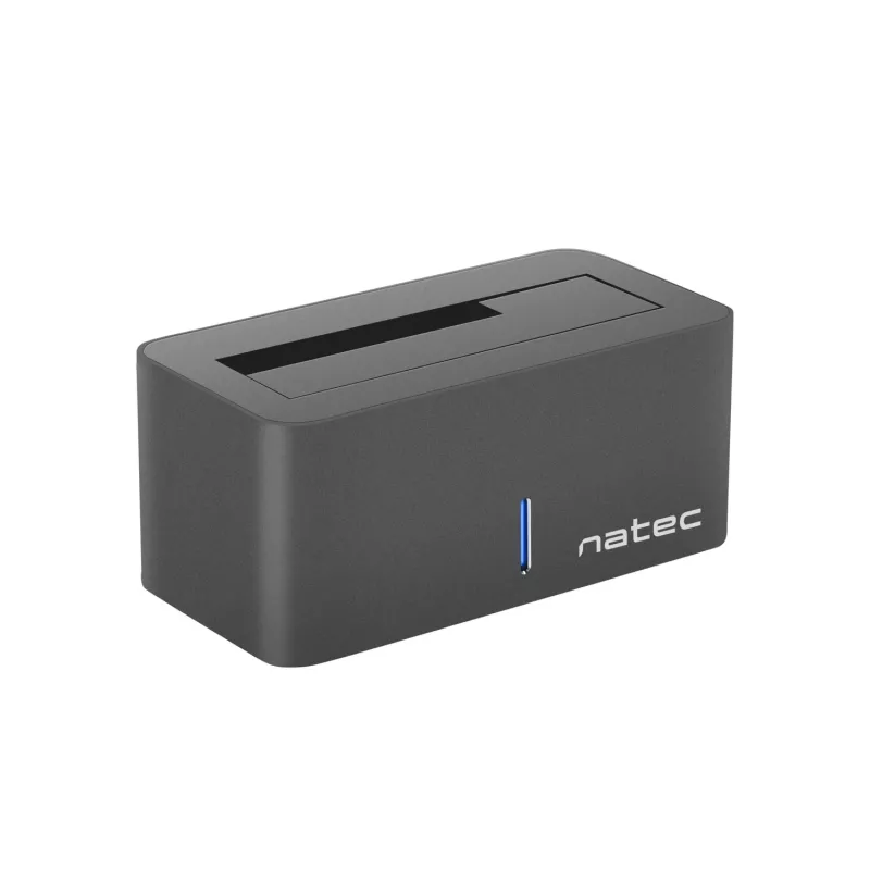 Natec Kangaroo NSD-0954 HDD jungimo stotelė 2,5/3,5 colio SATA diskams, USB 3.2 Gen 1, juoda