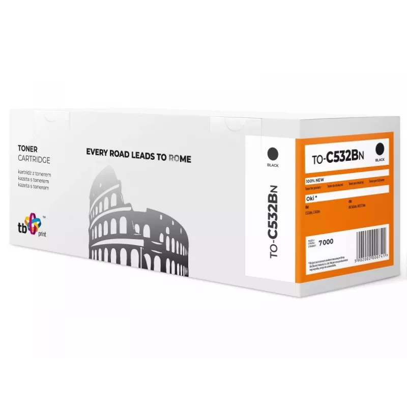 Toner TB suderinamas su C532 TO-C532BN juodas 100% naujas