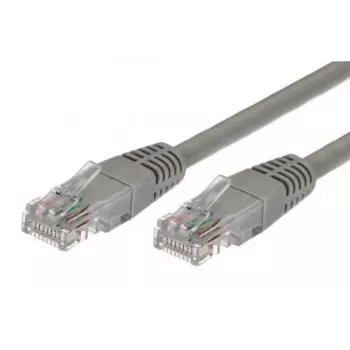 Laidas Patchcord cat.5e RJ45 UTP 1m pilkas