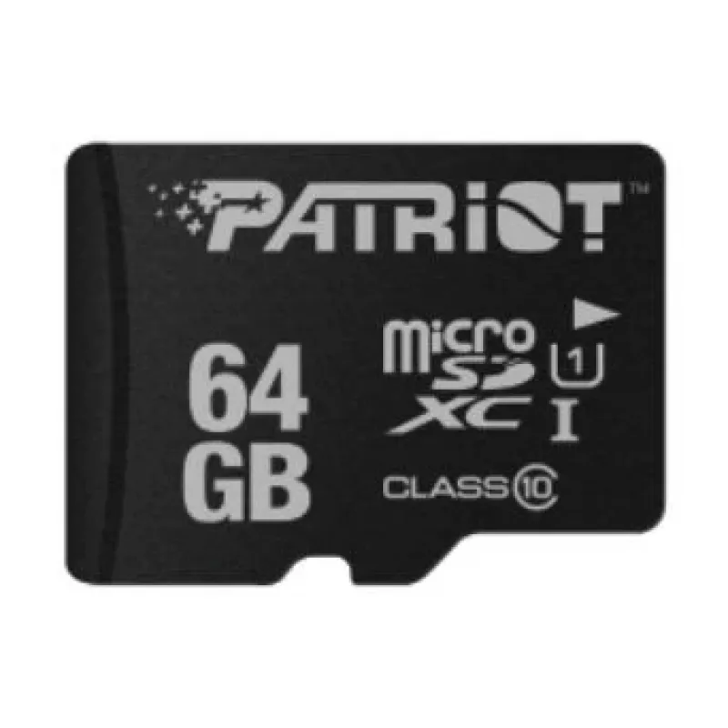 Atminties kortelė PATRIOT MicroSDXC 64GB UHS-I Class 10 U1 80MB/s (PSF64GMDC10)