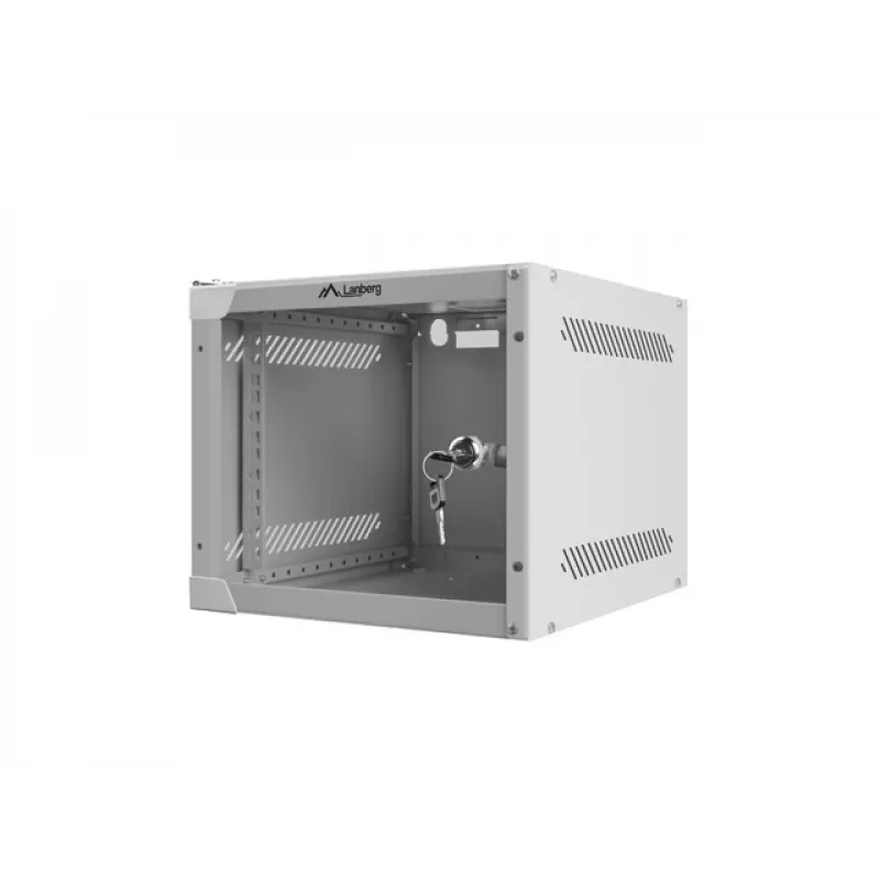 Sieninis stovas LANBERG WF10-2304-10S 4U, 280×310×247 mm, 20 kg talpa, pilka