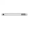 Valdomas L2 tinklo jungiklis UBIQUITI USW-Aggregation – 8 SFP+ prievadai, 10G palaikymas, be ventiliatoriaus, 1U stelažas, sidabrinis