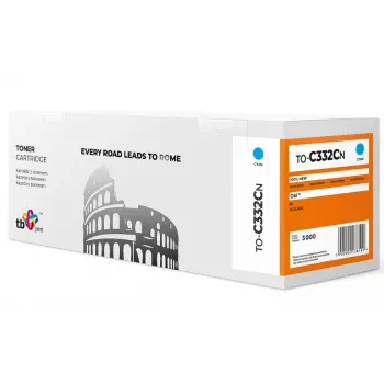 Toner TB suderinamas su OKI C332 TO-C332CN CY