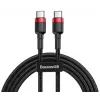 USB-C į USB-C laidas Baseus CATKLF-G91 1 m, juodas
