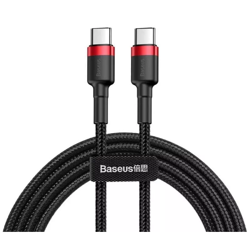 USB-C į USB-C laidas Baseus CATKLF-G91 1 m, juodas
