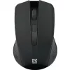 Belaidė RF pelė DEFENDER Accura MM-935 – optinė 1600 DPI, ambidekstrinė, 3 mygtukai, USB imtuvas, juoda