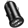 Automobilinis įkroviklis usams USA000867 — Dvigubas USB 2×2,4A, juodas