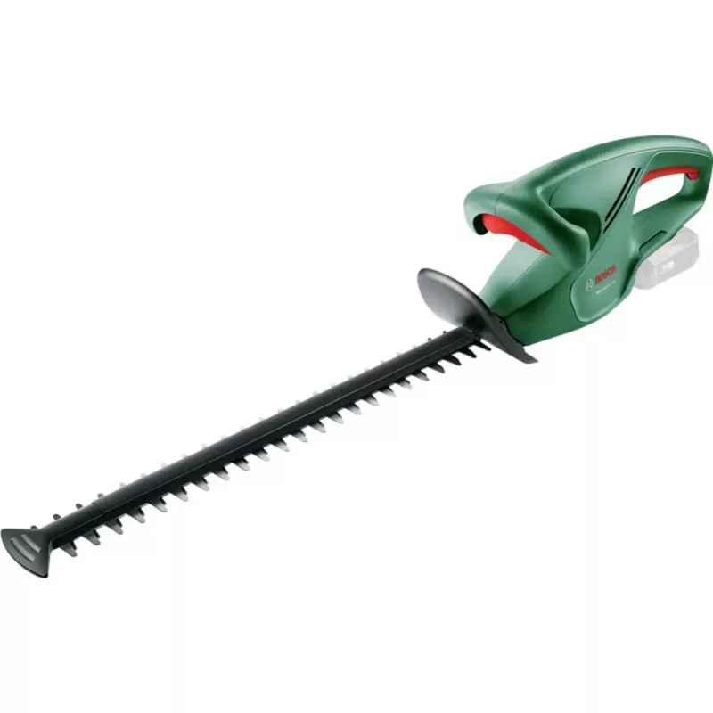 Akumuliatorinė gyvatvorių žirklė Bosch EasyHedgeCut 18-45 — 45 cm dvigubi peiliai, 18 V baterija, 2,3 kg